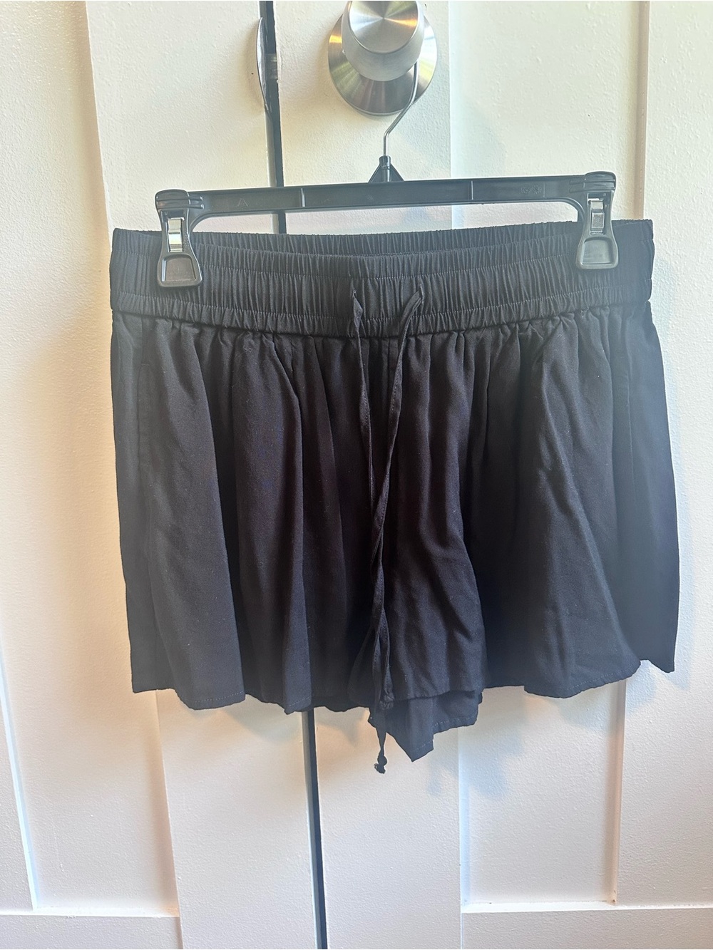 Express Black Elastic Drawstring Athletic Shorts